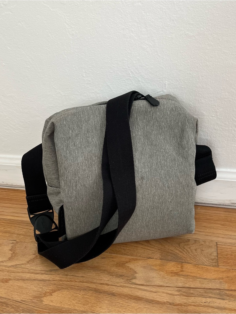 Cote & Ciel Shoulder Bag EcoYarn Grey Small Square Fabric Lined Discontinued